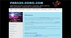 Desktop Screenshot of parilux-sono.com